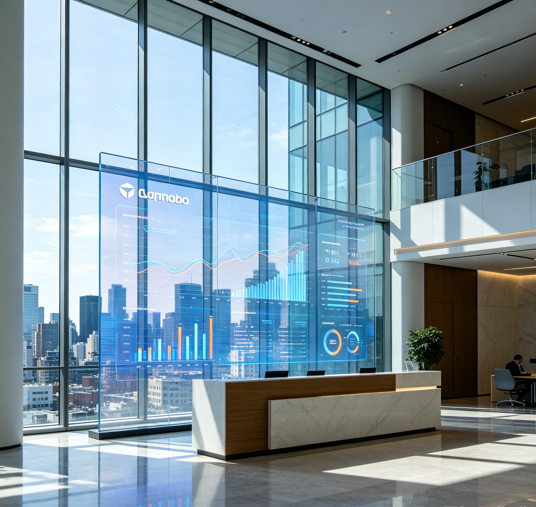 Indoor Transparent LED Screen for Retail Windows & Glass Walls